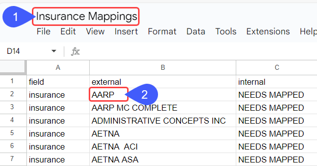 Map The Insurance Policies 1 2 