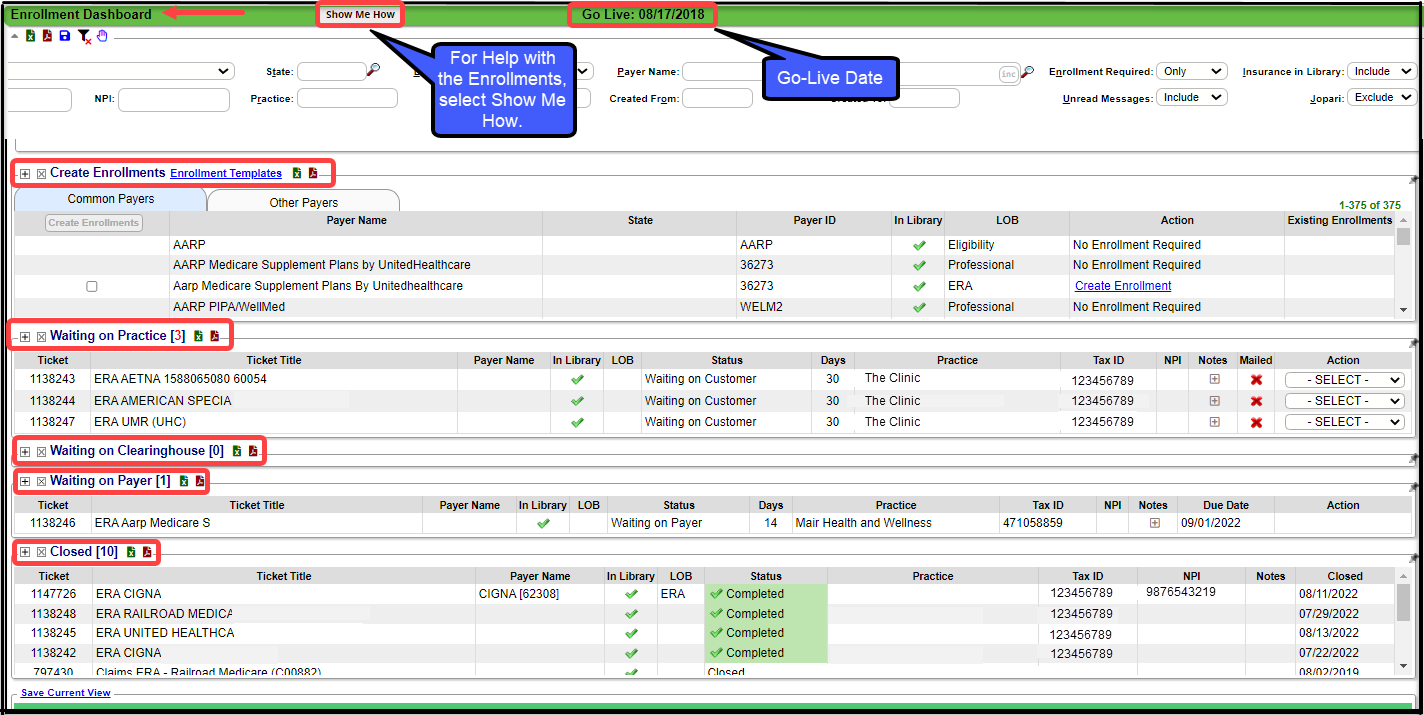 Enrollments Overview